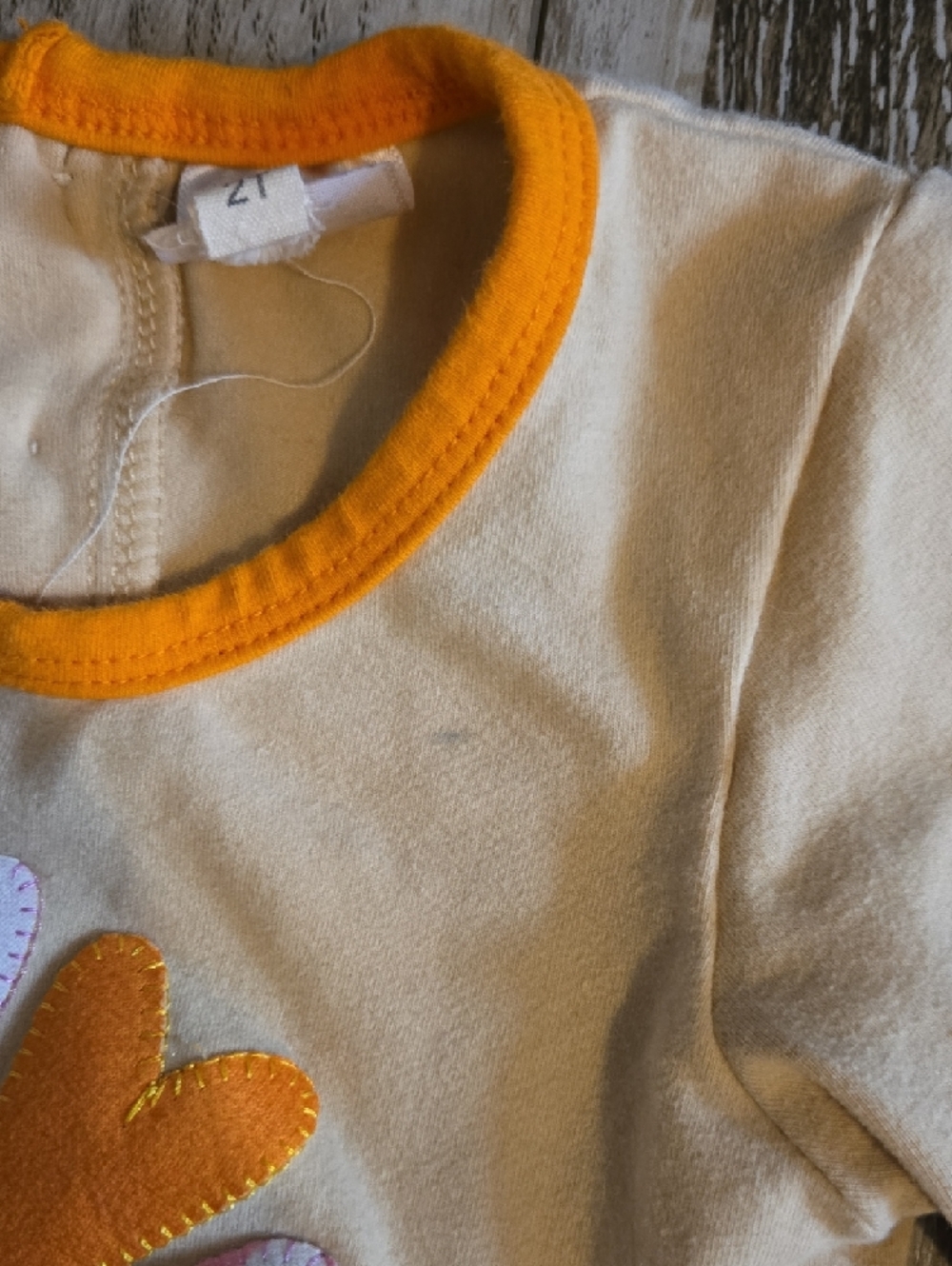 Thanksgiving Turkey Matching Set with Ruffles - Picture 3 of 4